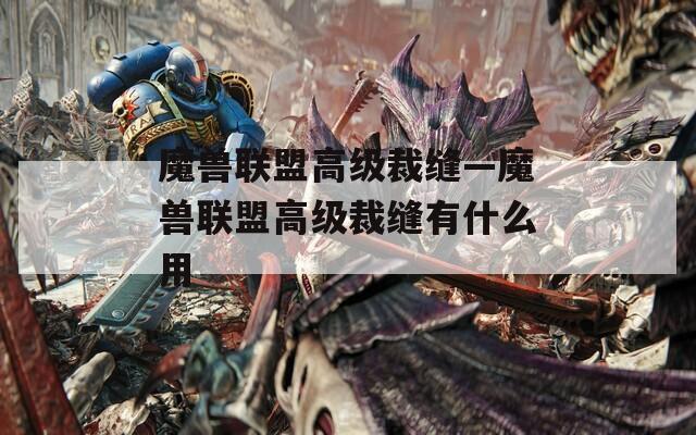 魔兽联盟高级裁缝—魔兽联盟高级裁缝有什么用