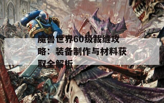 魔兽世界60级裁缝攻略：装备制作与材料获取全解析