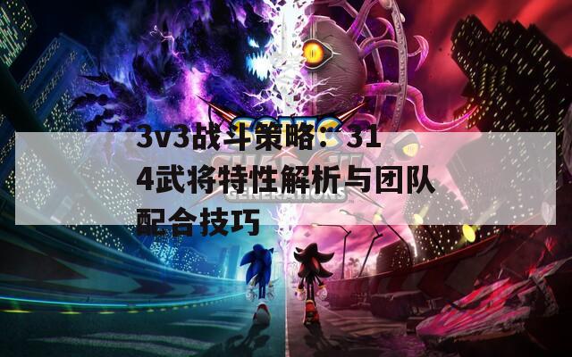 3v3战斗策略：314武将特性解析与团队配合技巧