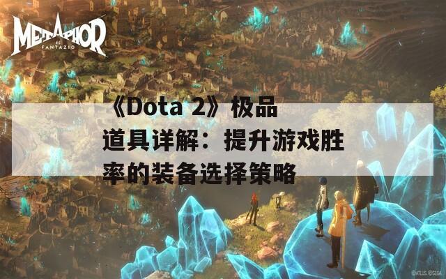 《Dota 2》极品道具详解：提升游戏胜率的装备选择策略