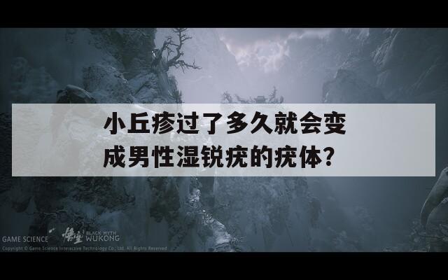 小丘疹过了多久就会变成男性湿锐疣的疣体？